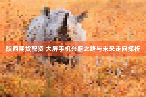陕西期货配资 大屏手机兴盛之路与未来走向探析