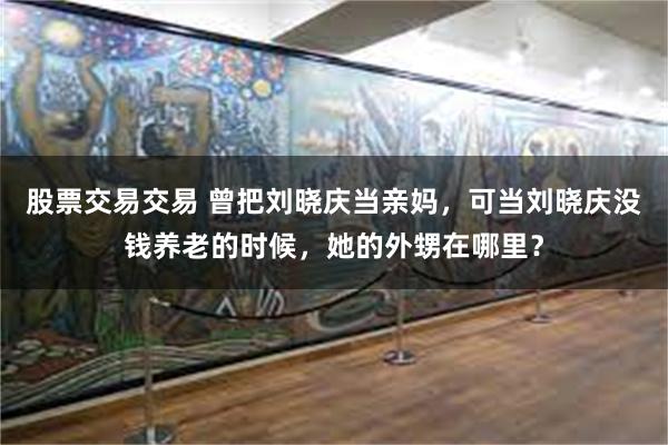 股票交易交易 曾把刘晓庆当亲妈，可当刘晓庆没钱养老的时候，她的外甥在哪里？