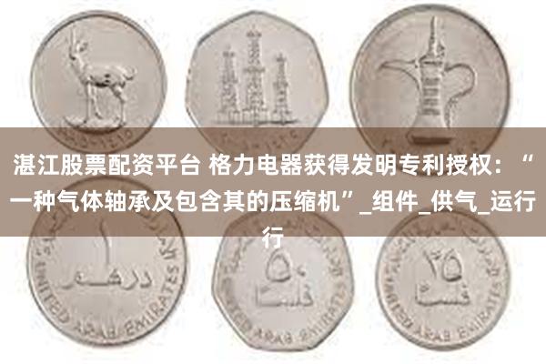 湛江股票配资平台 格力电器获得发明专利授权：“一种气体轴承及包含其的压缩机”_组件_供气_运行